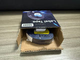 100H Label Maker Refills Plastic White Tape 12mm x 4m (1/2" x 13'), for Labeler Letra Tag 200B 100T Plus, QX50, XR, XM, 2000 Label Makers