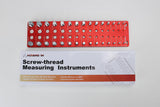 Amjiangpin Screw-thread Measuring Machines and Instruments, Bolt Size and Thread Gauge 15 Standard & 15 Metric