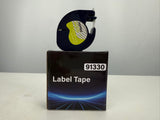 91330 Label Maker Refills Compatible with Dymo LetraTag White Paper Tape 12mm x 4m (1/2" x 13'), for Labeler Letra Tag 200B LT 100H 100T Plus, QX50, XR, XM, 2000 Label Makers