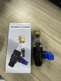 SEDIMENT FLUSHER Water Heater Sediment Removal Tool – Flushes, Cleans & Breaks Up Sediment Clogs in Electric or Gas Water Heaters – Easy DIY Water Heater Cleaning Tool