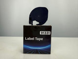 91331 Plastic White Tape 12mm x 4m (1/2" x 13'), for Labeler Letra Tag 200B, LT 100T 100H Plus,