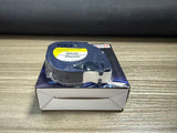 100H Label Maker Refills Plastic White Tape 12mm x 4m (1/2" x 13'), for Labeler Letra Tag 200B 100T Plus, QX50, XR, XM, 2000 Label Makers